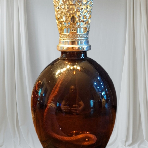 Elegant Gold and Brown Decorative Vase - Picture 1 of 2